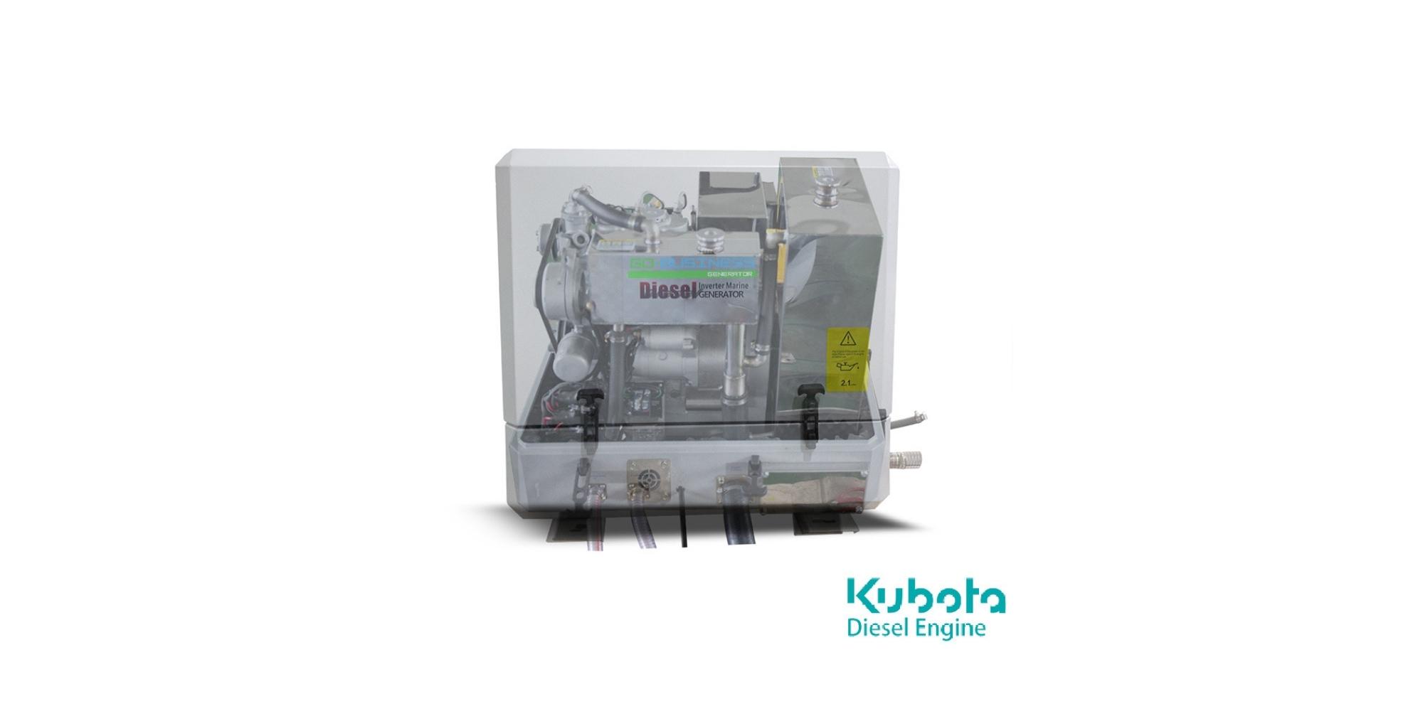 GO-JEC120 Дизелов генератор за морски и яхтен двигател Kubota